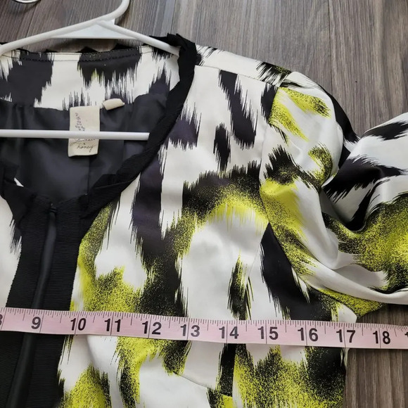 Lavender & Honey Women's Blazer M Multicolor Polyester Opne Front Hook & Eye - Picture 8 of 10